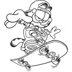 Dibujo para colorear: Skateboard (Transporte) #139324 - Dibujos para Colorear e Imprimir Gratis