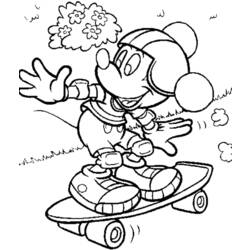 Dibujo para colorear: Skateboard (Transporte) #139364 - Dibujos para Colorear e Imprimir Gratis