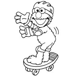 Dibujo para colorear: Skateboard (Transporte) #139365 - Dibujos para Colorear e Imprimir Gratis