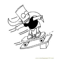 Dibujo para colorear: Skateboard (Transporte) #139520 - Dibujos para Colorear e Imprimir Gratis