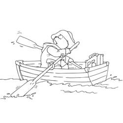 Dibujo para colorear: Small boat / Canoe (Transporte) #142319 - Dibujos para Colorear e Imprimir Gratis