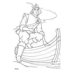 Dibujo para colorear: Small boat / Canoe (Transporte) #142331 - Dibujos para Colorear e Imprimir Gratis