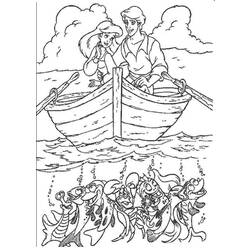 Dibujo para colorear: Small boat / Canoe (Transporte) #142344 - Dibujos para Colorear e Imprimir Gratis