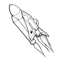 Dibujo para colorear: Spaceship (Transporte) #140312 - Dibujos para Colorear e Imprimir Gratis