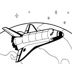 Dibujo para colorear: Spaceship (Transporte) #140452 - Dibujos para Colorear e Imprimir Gratis
