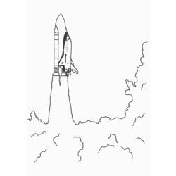 Dibujo para colorear: Spaceship (Transporte) #140455 - Dibujos para Colorear e Imprimir Gratis