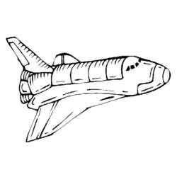 Dibujo para colorear: Spaceship (Transporte) #140460 - Dibujos para Colorear e Imprimir Gratis