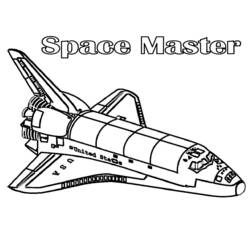 Dibujo para colorear: Spaceship (Transporte) #140461 - Dibujos para Colorear e Imprimir Gratis