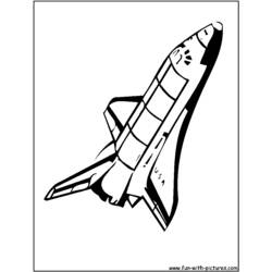 Dibujo para colorear: Spaceship (Transporte) #140465 - Dibujos para Colorear e Imprimir Gratis