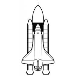 Dibujo para colorear: Spaceship (Transporte) #140492 - Dibujos para Colorear e Imprimir Gratis