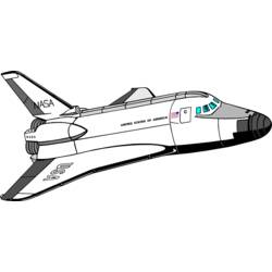 Dibujo para colorear: Spaceship (Transporte) #140632 - Dibujos para Colorear e Imprimir Gratis
