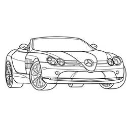 Dibujo para colorear: Sports car / Tuning (Transporte) #146926 - Dibujos para Colorear e Imprimir Gratis
