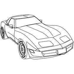 Dibujo para colorear: Sports car / Tuning (Transporte) #146951 - Dibujos para Colorear e Imprimir Gratis