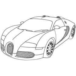 Dibujo para colorear: Sports car / Tuning (Transporte) #146960 - Dibujos para Colorear e Imprimir Gratis