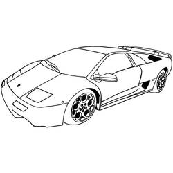 Dibujo para colorear: Sports car / Tuning (Transporte) #146977 - Dibujos para Colorear e Imprimir Gratis