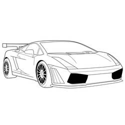 Dibujo para colorear: Sports car / Tuning (Transporte) #147026 - Dibujos para Colorear e Imprimir Gratis