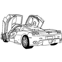Dibujo para colorear: Sports car / Tuning (Transporte) #147111 - Dibujos para Colorear e Imprimir Gratis