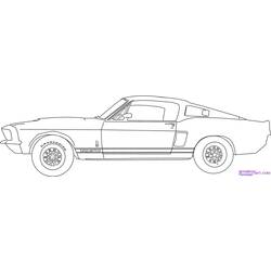 Dibujo para colorear: Sports car / Tuning (Transporte) #147119 - Dibujos para Colorear e Imprimir Gratis