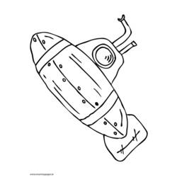 Dibujo para colorear: Submarine (Transporte) #137705 - Dibujos para Colorear e Imprimir Gratis
