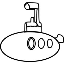 Dibujo para colorear: Submarine (Transporte) #137716 - Dibujos para Colorear e Imprimir Gratis