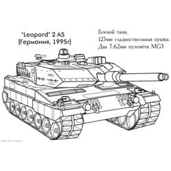 Dibujo para colorear: Tank (Transporte) #138000 - Dibujos para Colorear e Imprimir Gratis