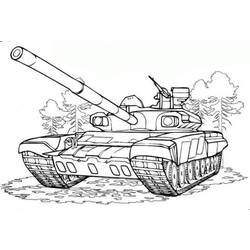 Dibujo para colorear: Tank (Transporte) #138006 - Dibujos para Colorear e Imprimir Gratis