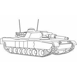 Dibujo para colorear: Tank (Transporte) #138008 - Dibujos para Colorear e Imprimir Gratis