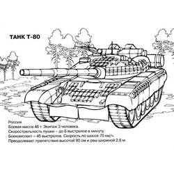 Dibujo para colorear: Tank (Transporte) #138012 - Dibujos para Colorear e Imprimir Gratis