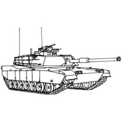 Dibujo para colorear: Tank (Transporte) #138026 - Dibujos para Colorear e Imprimir Gratis