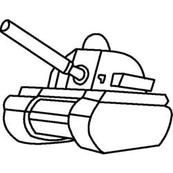 Dibujo para colorear: Tank (Transporte) #138035 - Dibujos para Colorear e Imprimir Gratis