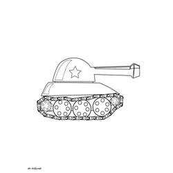 Dibujo para colorear: Tank (Transporte) #138057 - Dibujos para Colorear e Imprimir Gratis