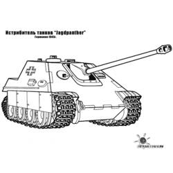 Dibujo para colorear: Tank (Transporte) #138075 - Dibujos para Colorear e Imprimir Gratis