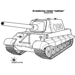 Dibujo para colorear: Tank (Transporte) #138078 - Dibujos para Colorear e Imprimir Gratis