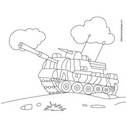 Dibujo para colorear: Tank (Transporte) #138088 - Dibujos para Colorear e Imprimir Gratis