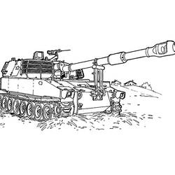 Dibujo para colorear: Tank (Transporte) #138160 - Dibujos para Colorear e Imprimir Gratis