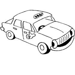 Dibujo para colorear: Taxi (Transporte) #137200 - Dibujos para Colorear e Imprimir Gratis