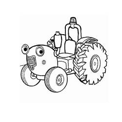 Dibujo para colorear: Tractor (Transporte) #141944 - Dibujos para Colorear e Imprimir Gratis
