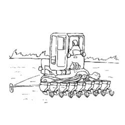 Dibujo para colorear: Tractor (Transporte) #141955 - Dibujos para Colorear e Imprimir Gratis
