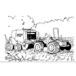 Dibujo para colorear: Tractor (Transporte) #142024 - Dibujos para Colorear e Imprimir Gratis