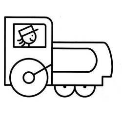 Dibujo para colorear: Train / Locomotive (Transporte) #135044 - Dibujos para Colorear e Imprimir Gratis