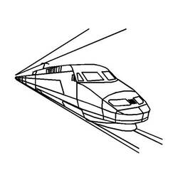 Dibujo para colorear: Train / Locomotive (Transporte) #135090 - Dibujos para Colorear e Imprimir Gratis