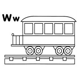 Dibujo para colorear: Train / Locomotive (Transporte) #135093 - Dibujos para Colorear e Imprimir Gratis