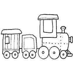 Dibujo para colorear: Train / Locomotive (Transporte) #135261 - Dibujos para Colorear e Imprimir Gratis
