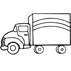 Dibujo para colorear: Truck (Transporte) #135531 - Dibujos para Colorear e Imprimir Gratis