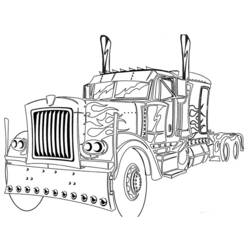 Dibujo para colorear: Truck (Transporte) #135535 - Dibujos para Colorear e Imprimir Gratis