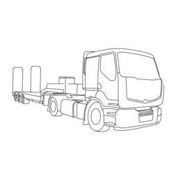 Dibujo para colorear: Truck (Transporte) #135542 - Dibujos para Colorear e Imprimir Gratis