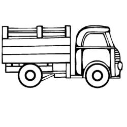 Dibujo para colorear: Truck (Transporte) #135545 - Dibujos para Colorear e Imprimir Gratis