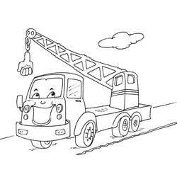 Dibujo para colorear: Truck (Transporte) #135546 - Dibujos para Colorear e Imprimir Gratis