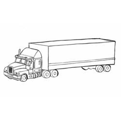 Dibujo para colorear: Truck (Transporte) #135550 - Dibujos para Colorear e Imprimir Gratis