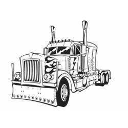 Dibujo para colorear: Truck (Transporte) #135552 - Dibujos para Colorear e Imprimir Gratis